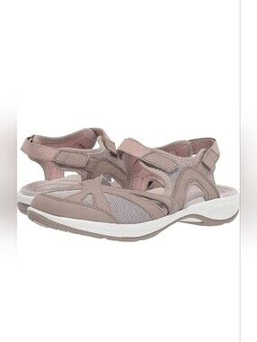 Easy Spirit Women's Explore 24 Gray And Pink Sandals Size 10ww
